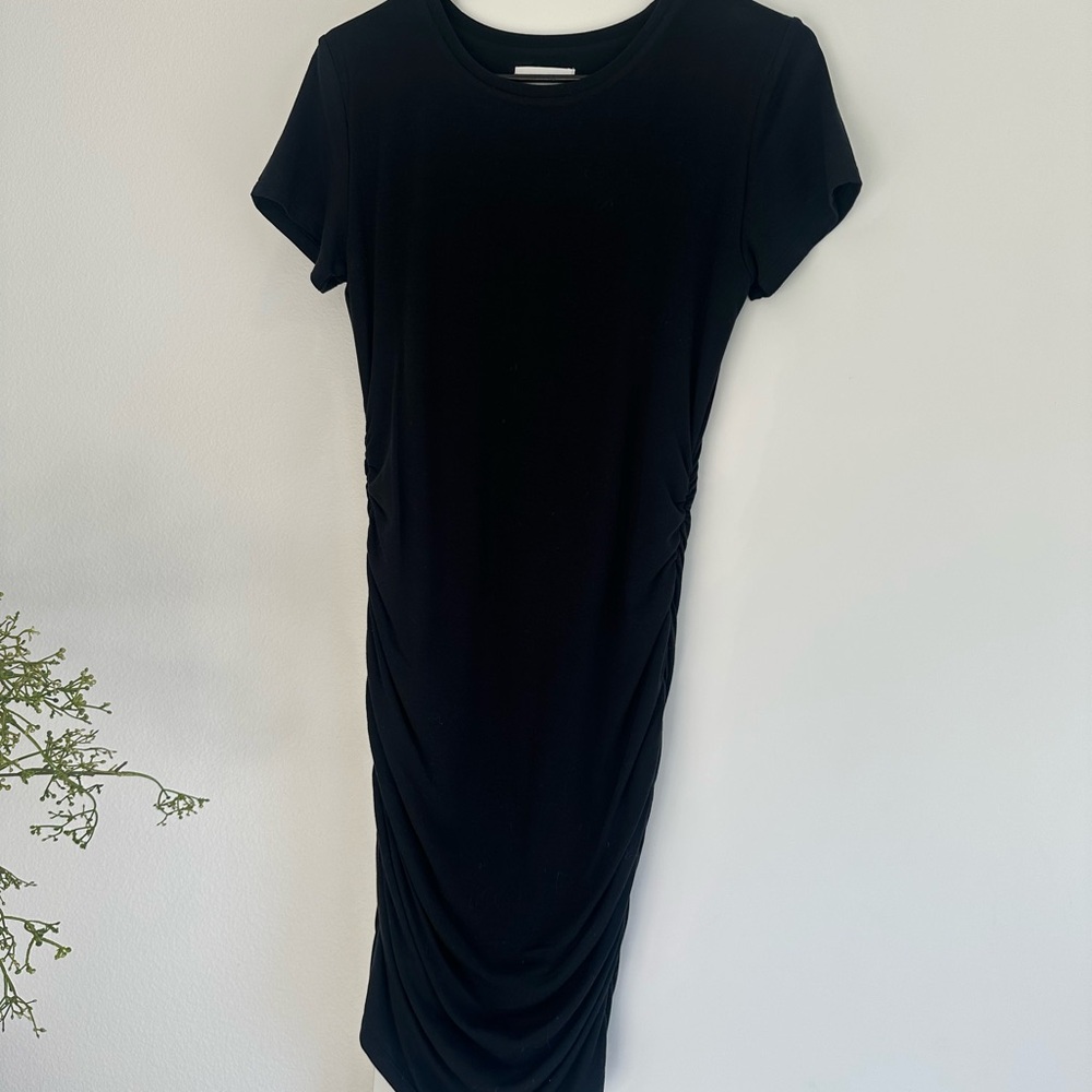 Babaton Black Midi Dress